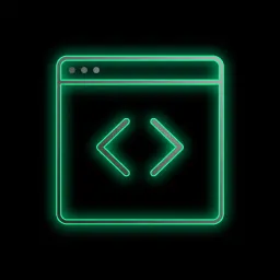 Website Creation architecture icon